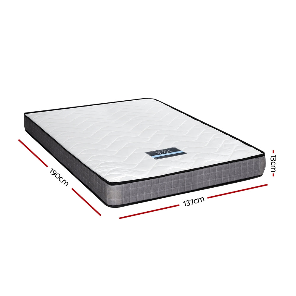 P&F SleepNice Mattress Medium Firm Mattresses Tight Top Bed Bonnel Spring 13cm DOUBLE