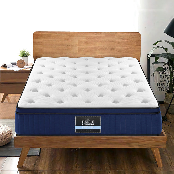 P&F SleepNice Bedding Franky Euro Top Cool Gel Pocket Spring Mattress 34cm Thick Double