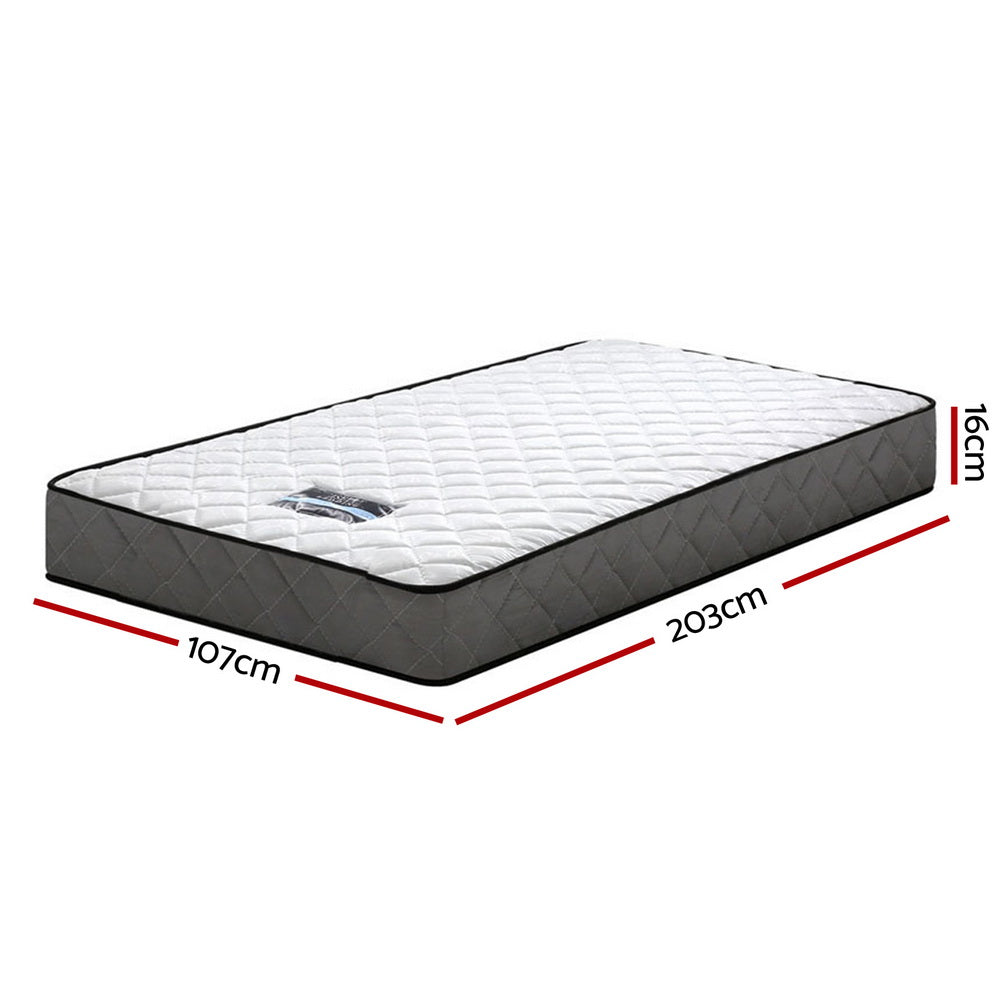 P&F SleepNice Bedding Alzbeta Bonnell Spring Mattress 16cm Thick King Single