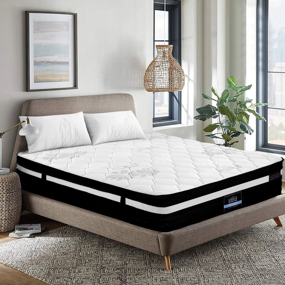 P&F SleepNice King Single Bed Mattress Size Extra Firm 7 Zone Pocket Spring Foam 28cm