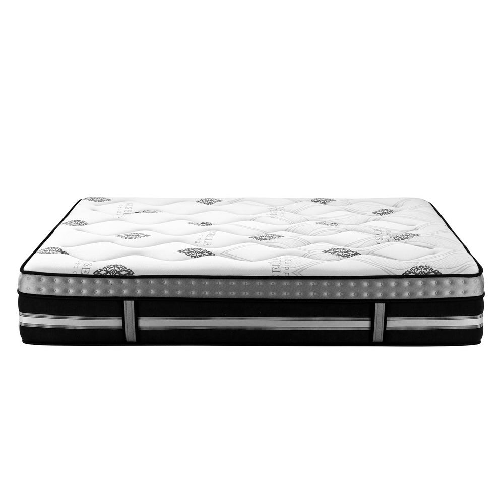 P&F SleepNice Bedding Galaxy Euro Top Cool Gel Pocket Spring Mattress 35cm Thick Queen