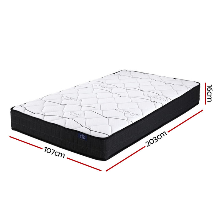 P&F SleepNice Bedding Spring Mattress 16cm Thick King Single