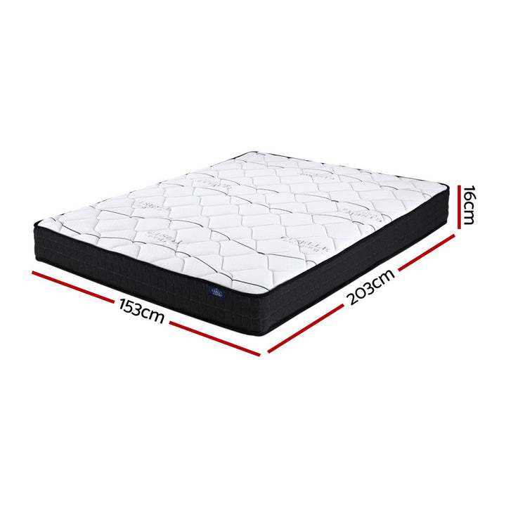 P&F SleepNice Bedding Glam Bonnell Spring Mattress 16cm Thick Queen