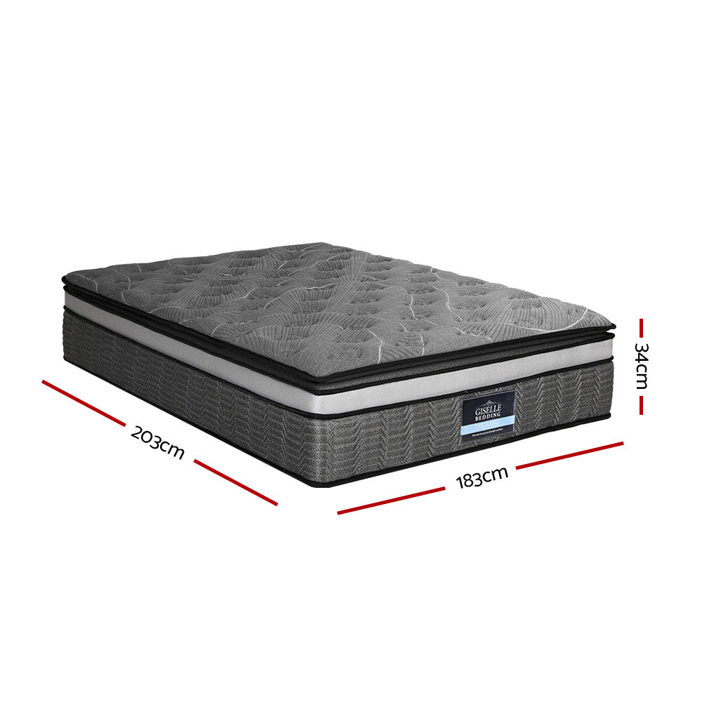 P&F SleepNice Mattress Pocket Mini Spring Mattresses Medium Firm 9-Zone Bed King