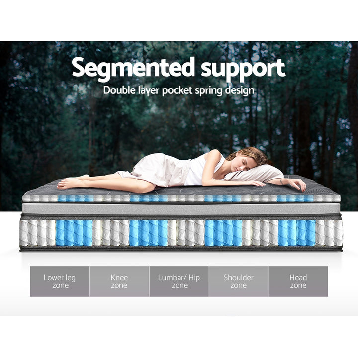 P&F SleepNice Mattress Pocket Mini Spring Mattresses Medium Firm 9-Zone Bed Queen