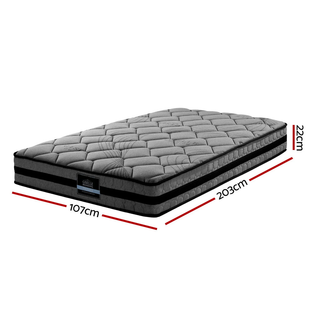 P&F SleepNice Bedding Pocket Spring Mattress 22cm Thick King Single