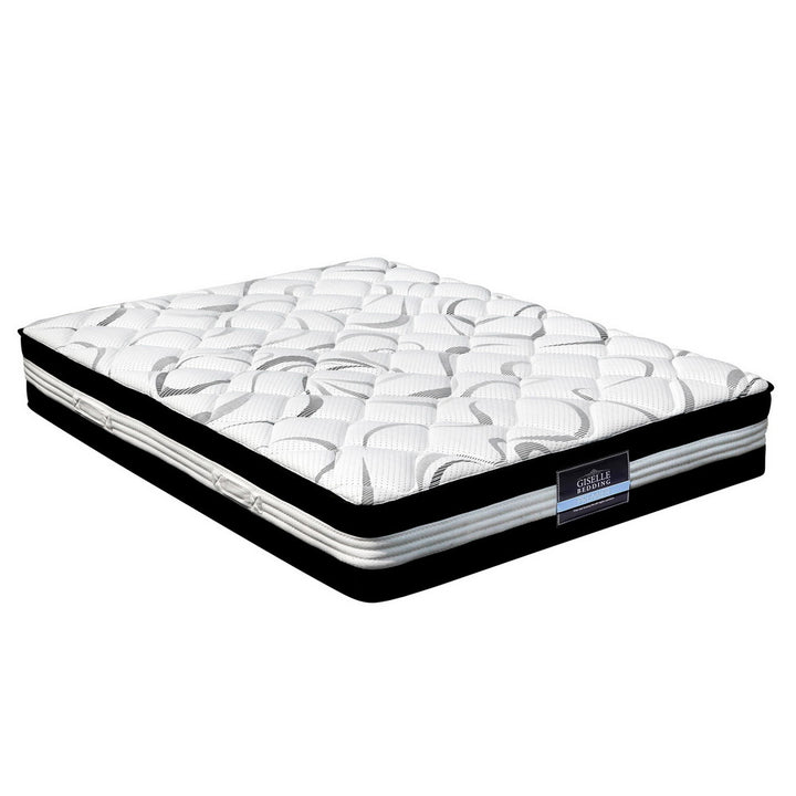 P&F SleepNice Bedding Mykonos Euro Top Pocket Spring Mattress 30cm Thick Double