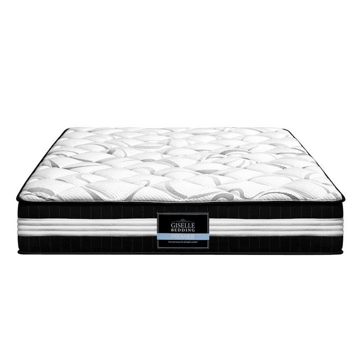 P&F SleepNice Bedding Mykonos Euro Top Pocket Spring Mattress 30cm Thick Double