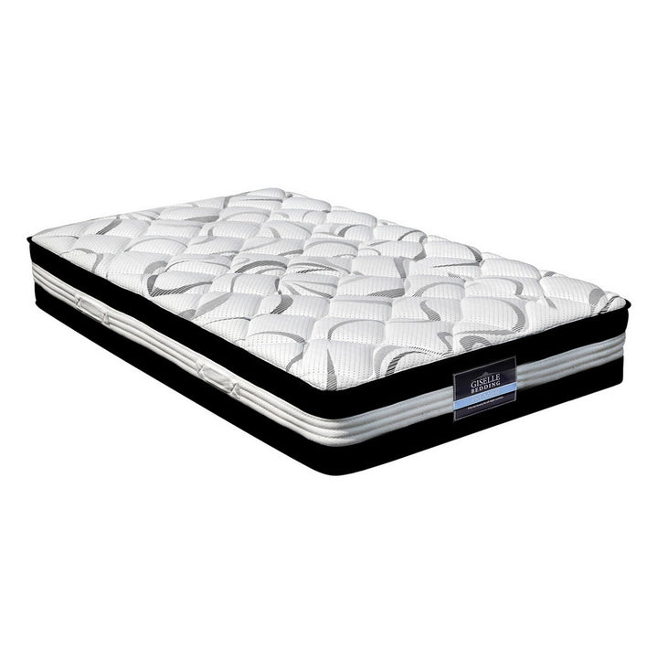 P&F SleepNice Bedding Mykonos Euro Top Pocket Spring Mattress 30cm Thick Single