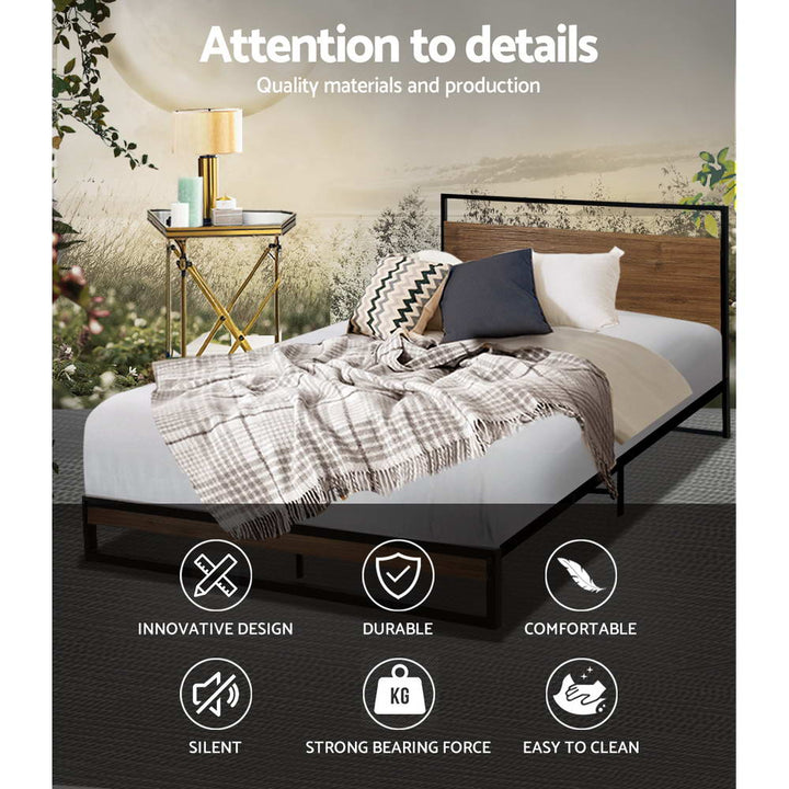 P&F SkyWay Metal Bed Frame King Single Size