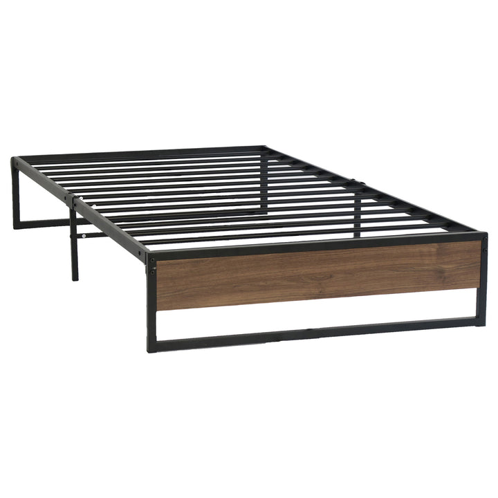 P&F DreamStyle Metal Bed Frame Single Size Black