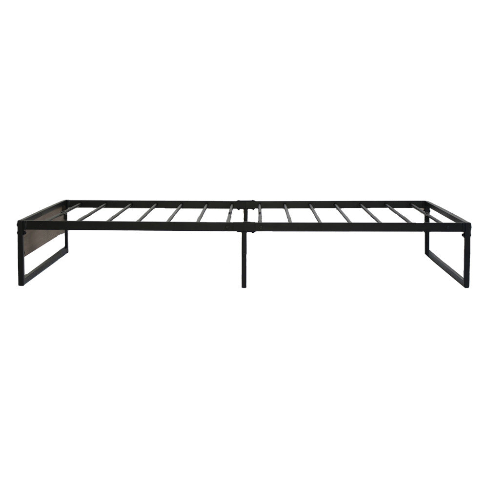 P&F DreamStyle Metal Bed Frame Single Size Black