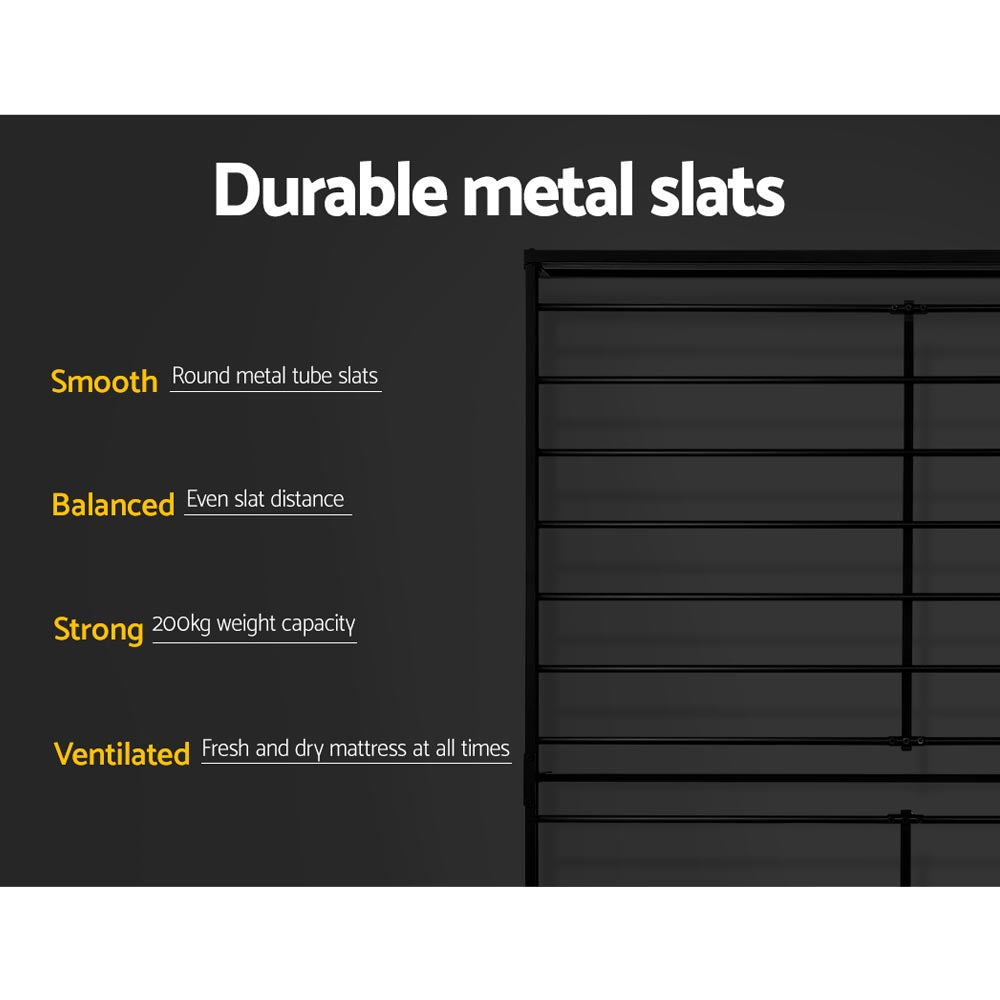 P&F DreamStyle Metal Bed Frame King Single Size