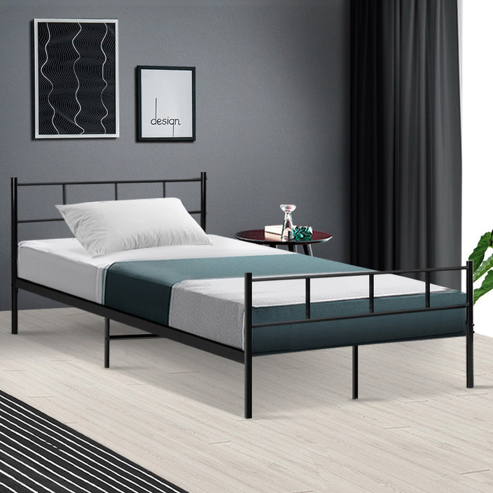 P&F DreamStyle Metal Bed Frame King Single Size