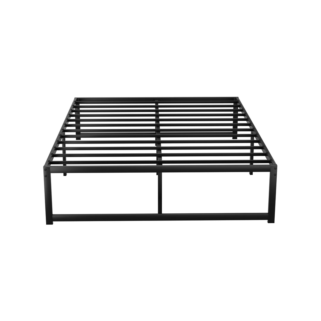 P&F SleepNice Bed Frame Metal Platform Double Size Bed Black