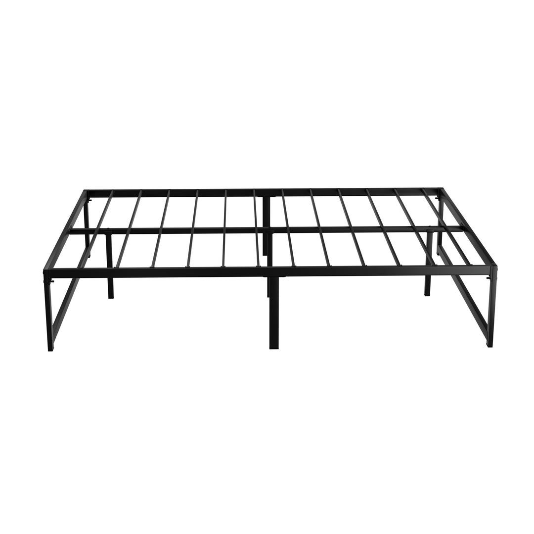 P&F SleepNice Bed Frame Metal Platform Double Size Bed Black