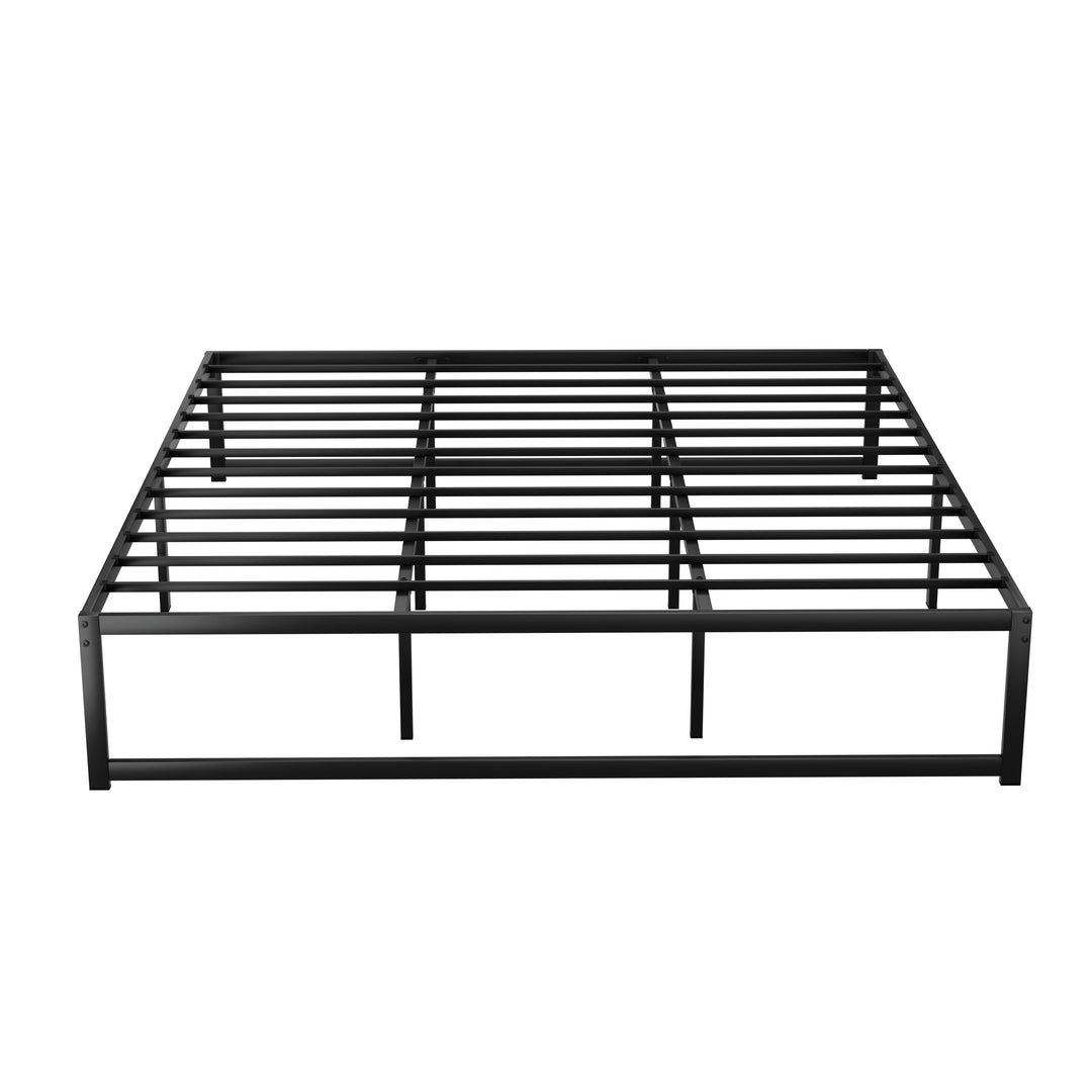 P&F DreamStyle Bed Frame Metal Platform King Size Bed Black