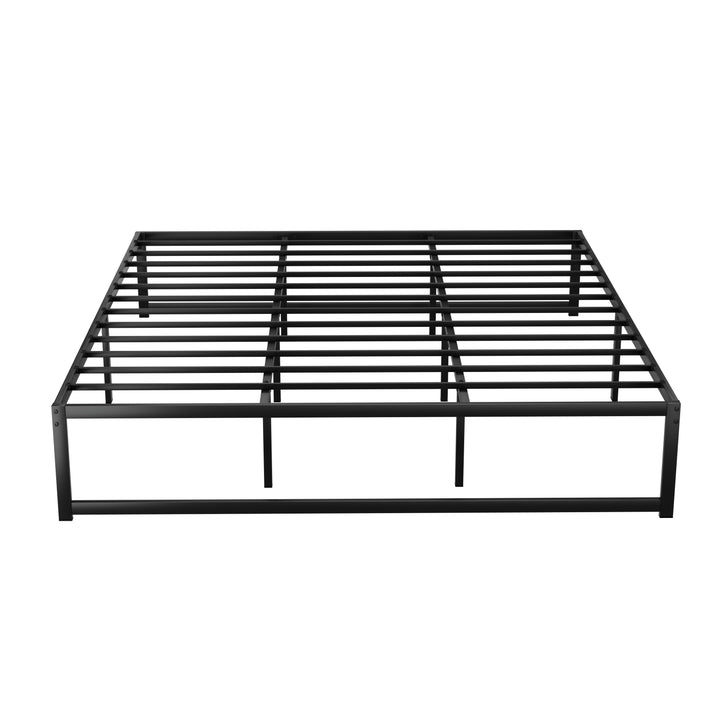 P&F DreamStyle Bed Frame Metal Platform King Size Bed Black