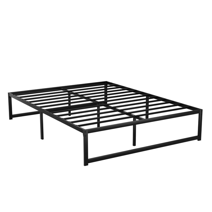 P&F BohoNest Tino Bed Queen Size Bed Base Black