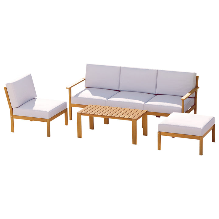 P&F ZennHome 6pcs Outdoor Sofa Set 5-Seater