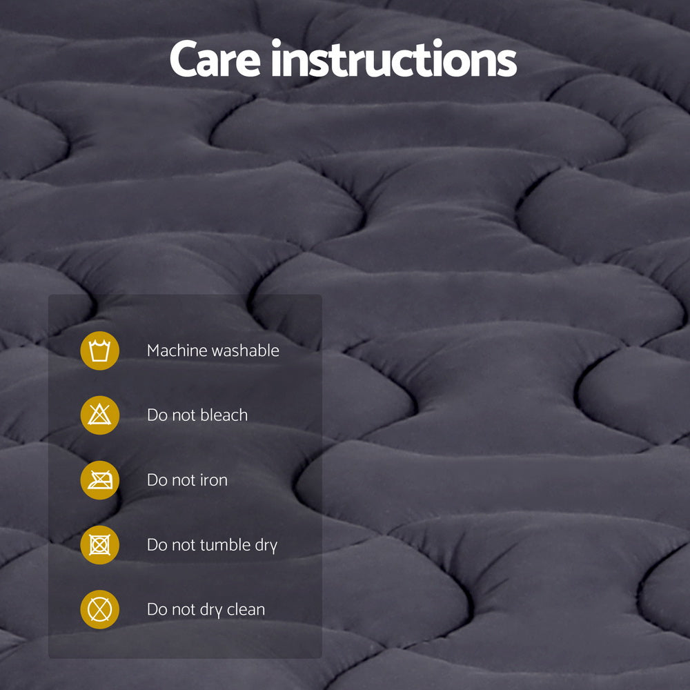 P&F SleepNice  Bedding Mattress Topper Pillowtop 3-Zone Mat Pad Double