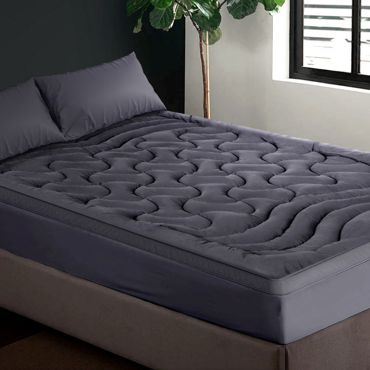 P&F SleepNice  Bedding Mattress Topper Pillowtop 3-Zone Mat Pad Double