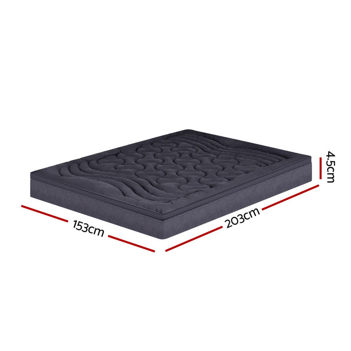 P&F SleepNice Bedding Mattress Topper Pillowtop 3-Zone Mat Pad Queen