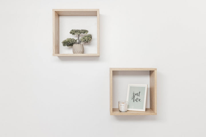 P&F BERGEN CUBE TWIN PACK (OAK)