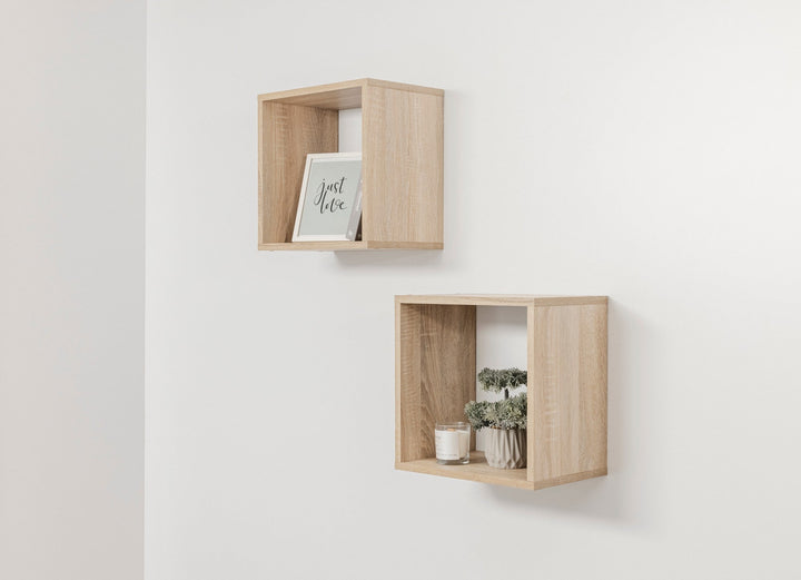 P&F BERGEN CUBE TWIN PACK (OAK)