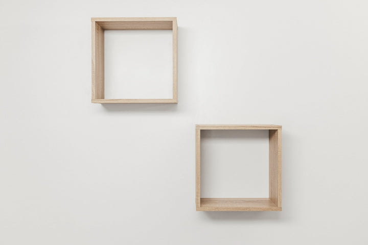P&F BERGEN CUBE TWIN PACK (OAK)