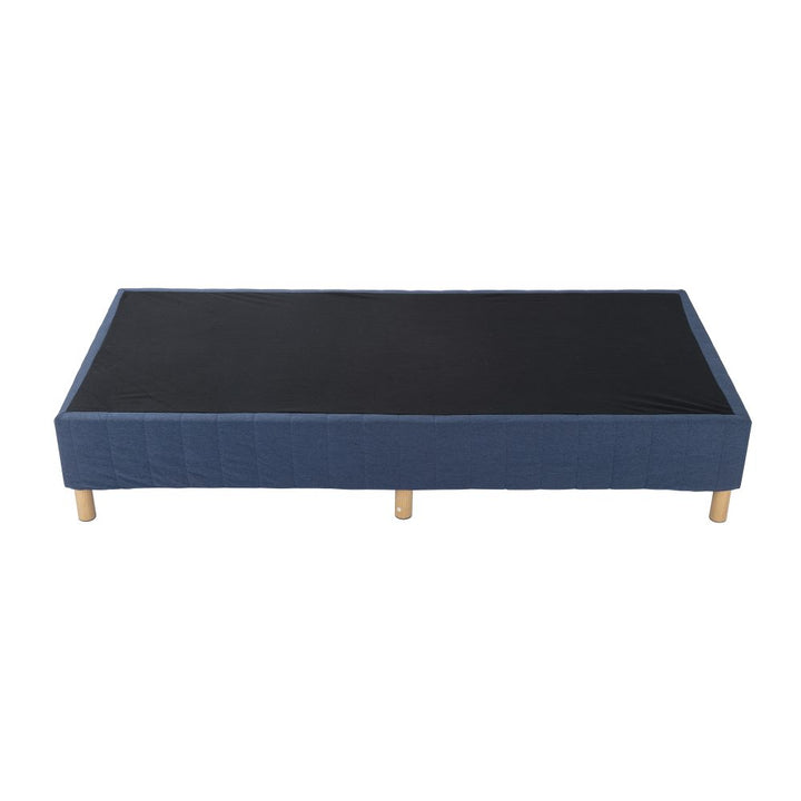 P&F Metal Bed Frame Mattress Foundation Blue Double