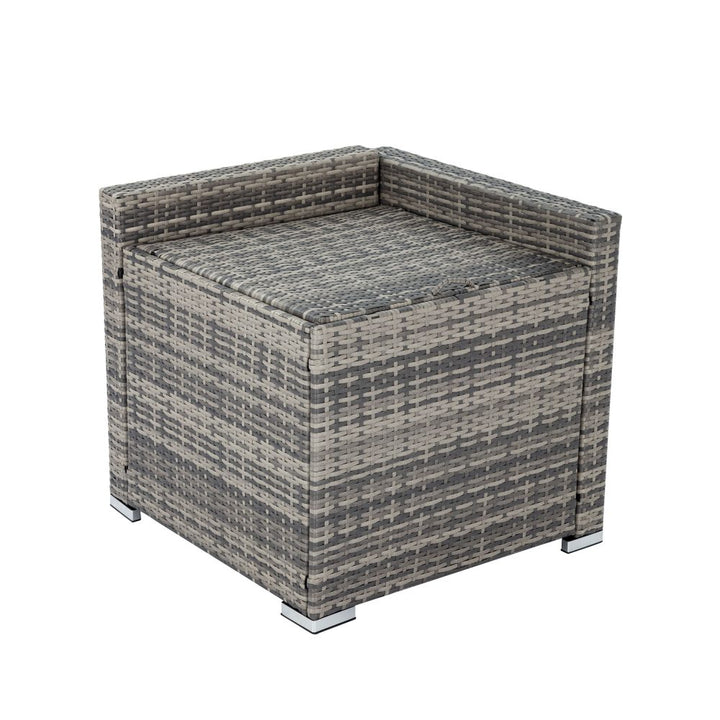 P&F ZennHome  8PCS Outdoor Modular Lounge - Grey