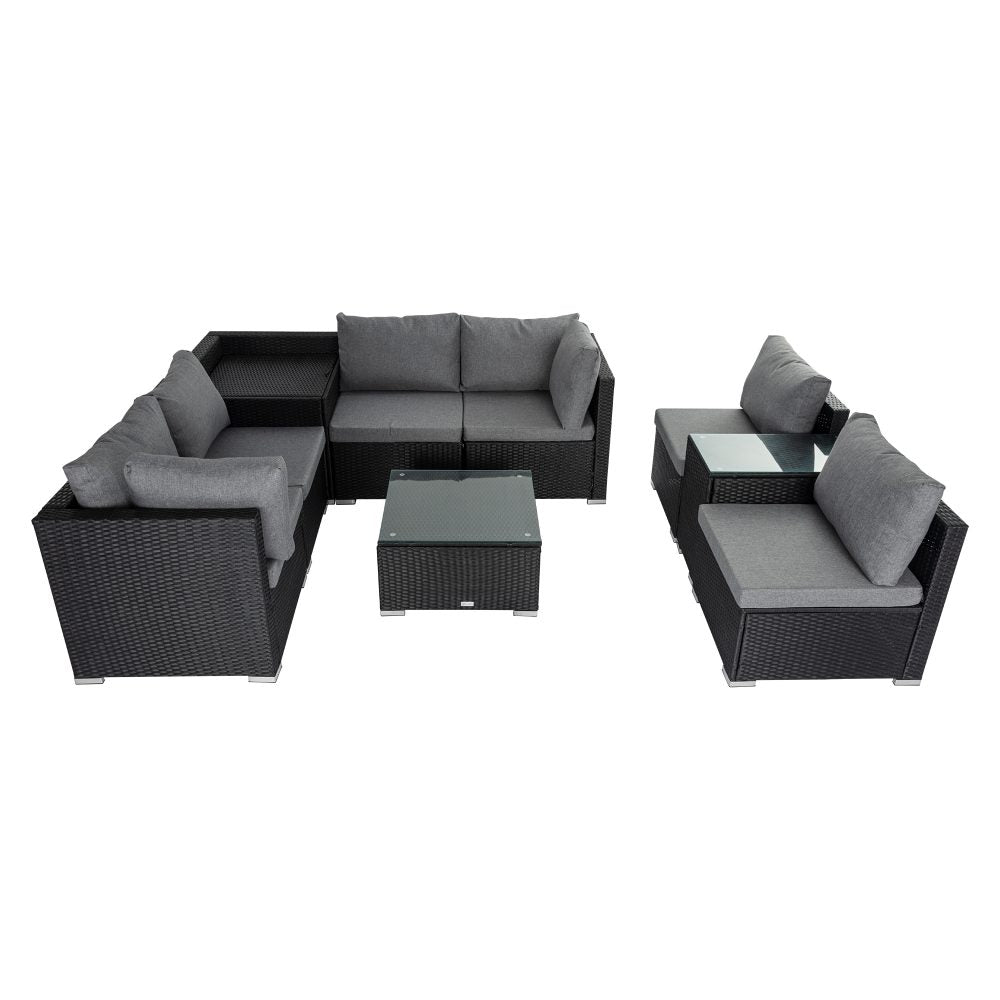 P&F ZennHome Modular Outdoor Lounge Set 9pcs