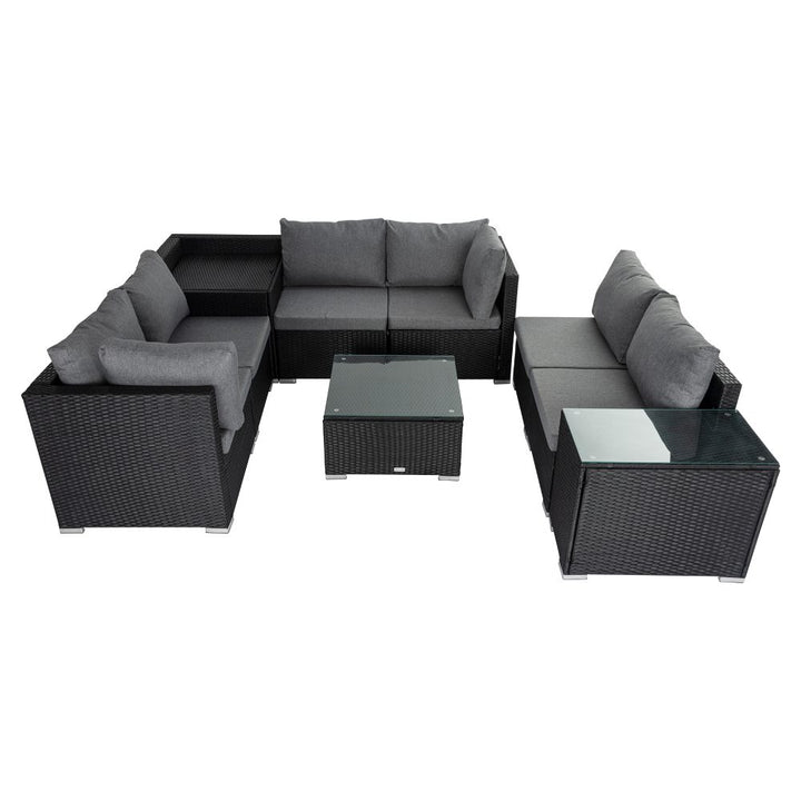 P&F ZennHome Modular Outdoor Lounge Set 9pcs