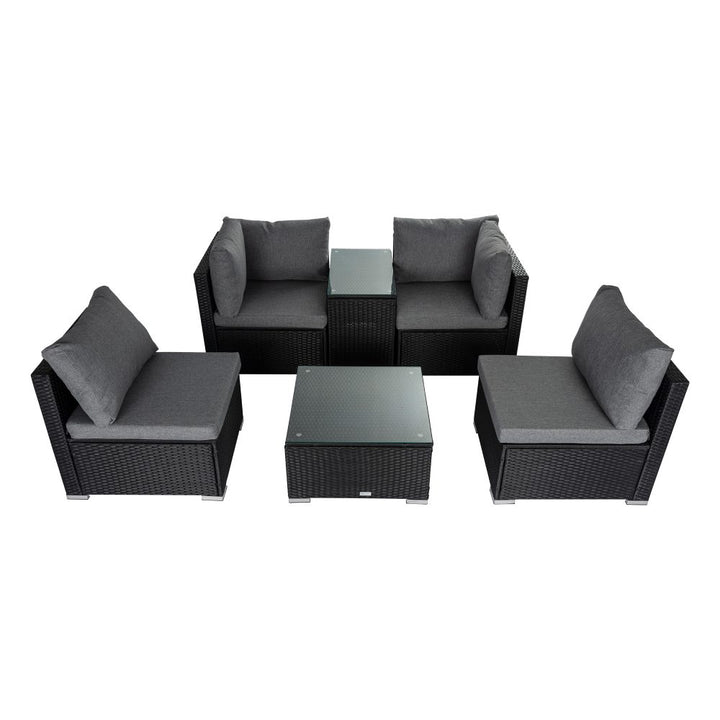 P&F ZennHome Modular Outdoor Lounge Set 9pcs