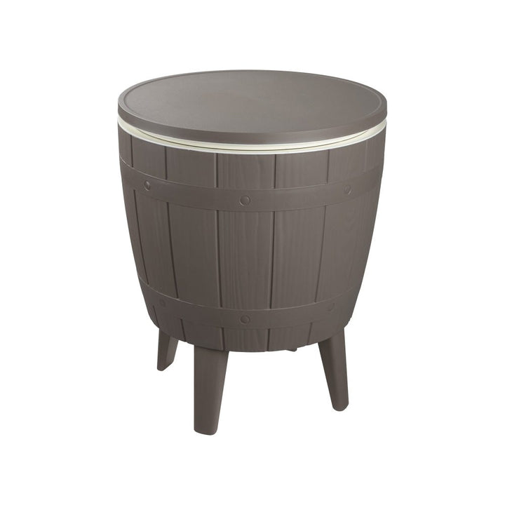 P&F ZennHome Taupe Cooler Table