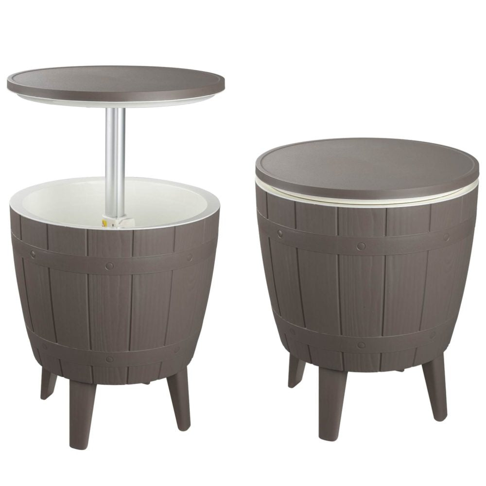 P&F ZennHome Taupe Cooler Table