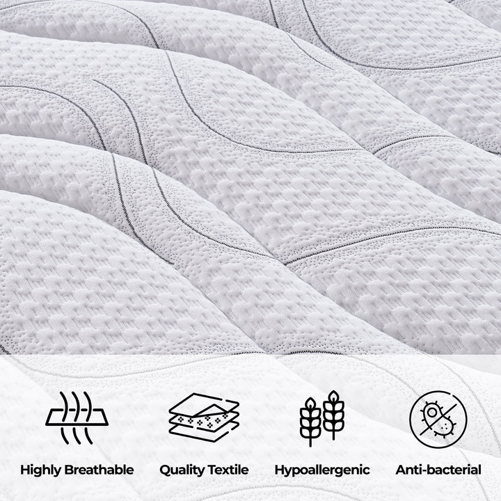 P&F DreamEz Orthopaedic Euro Top Pocket Spring King Single Mattress