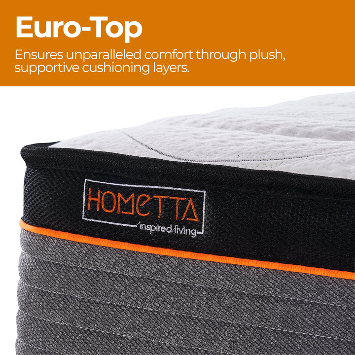 P&F DreamEz Orthopaedic Euro Top Pocket Spring Double Mattress