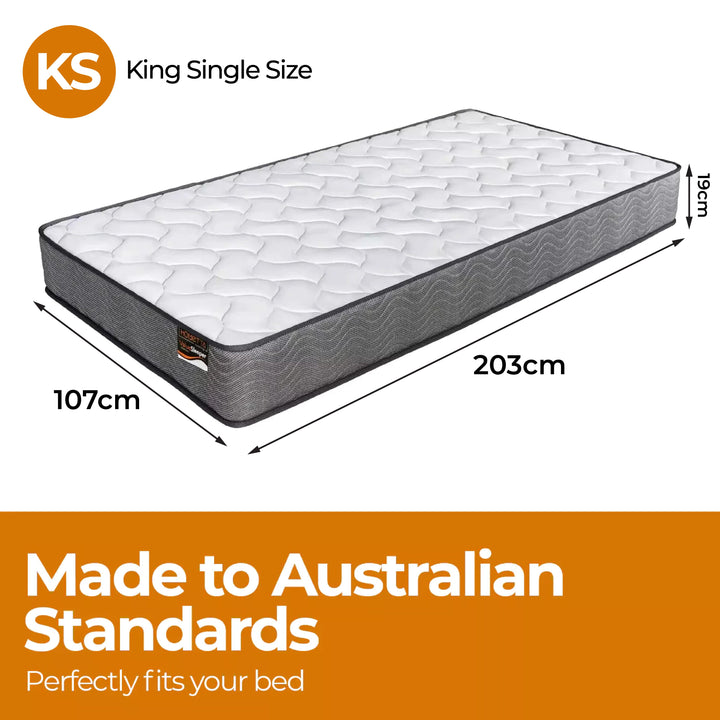 P&F ValueSleeper 3-Zone Orthopaedic Pocket Spring King Single Mattress