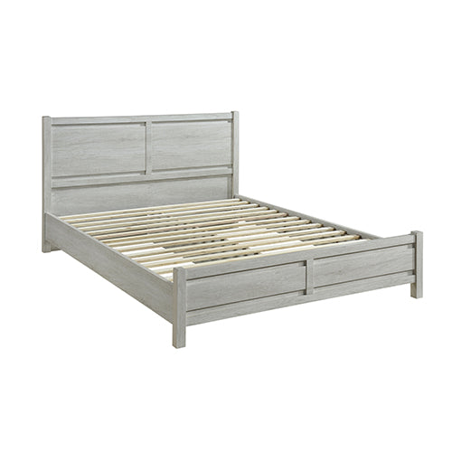 P&F Queen Size Bed Frame Natural Wood like MDF in Oak Colour