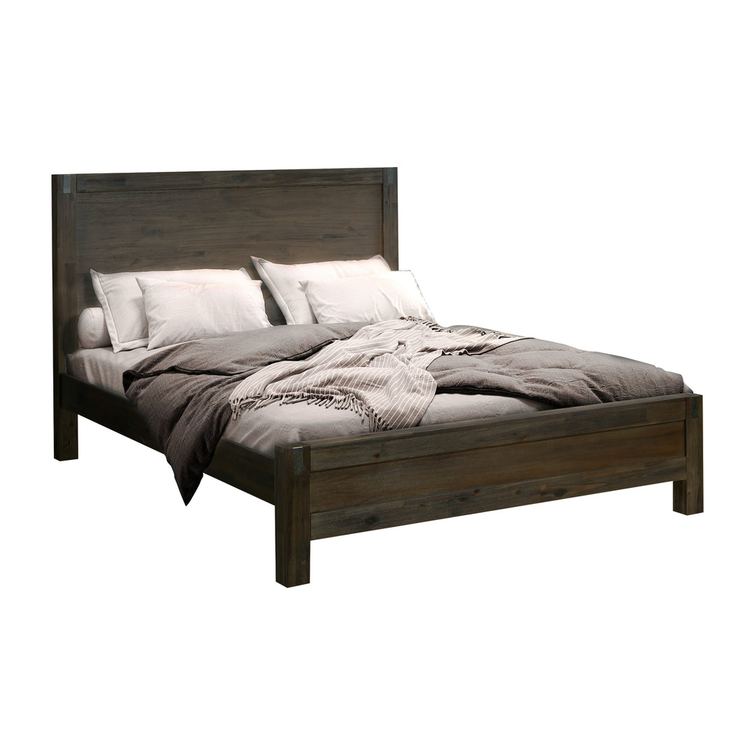 P&F Bed Frame Double Size Chocolate