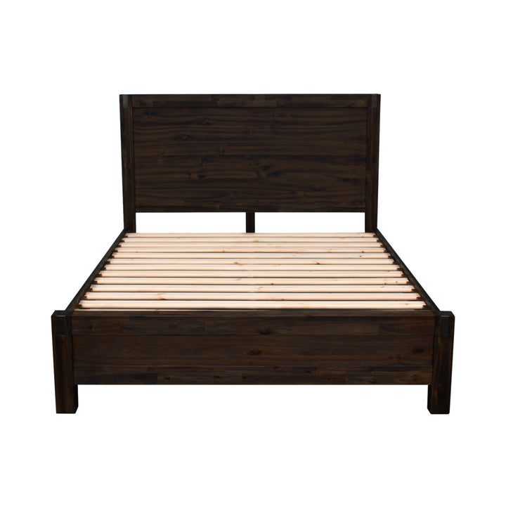 P&F Bed Frame Double Size Chocolate