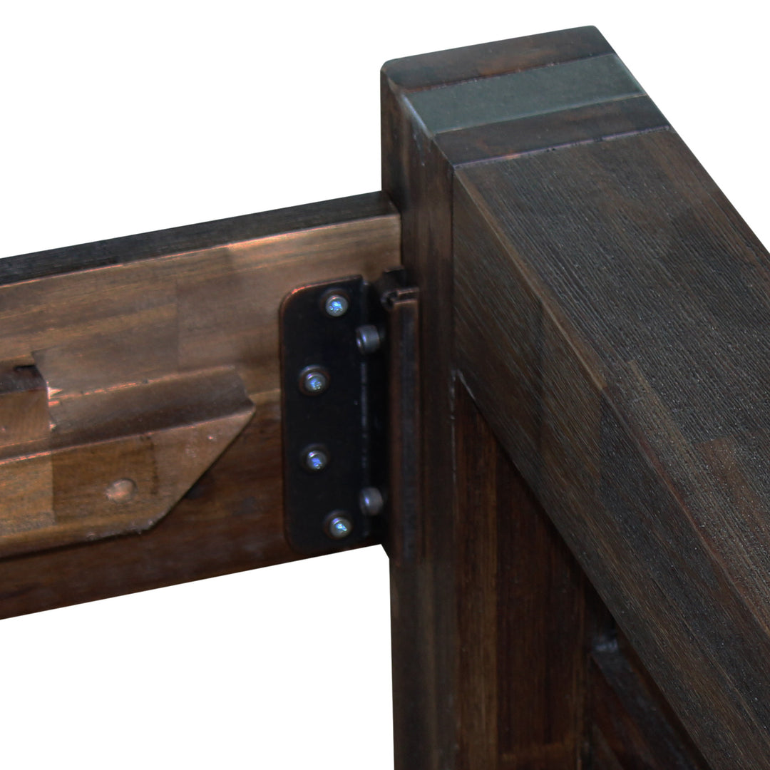 P&F Bed Frame Double Size Chocolate