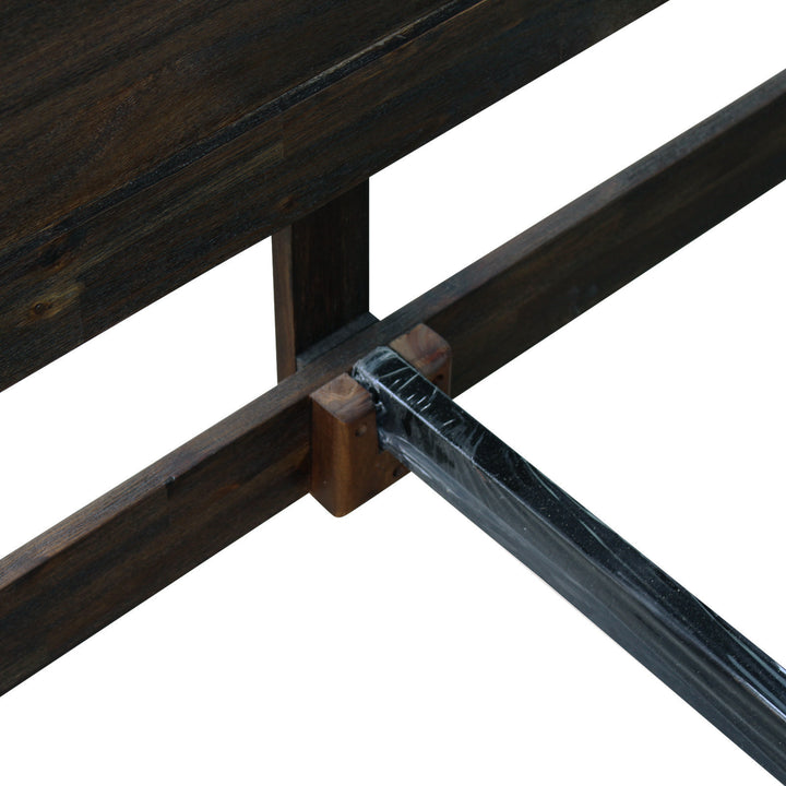 P&F Bed Frame Double Size Chocolate