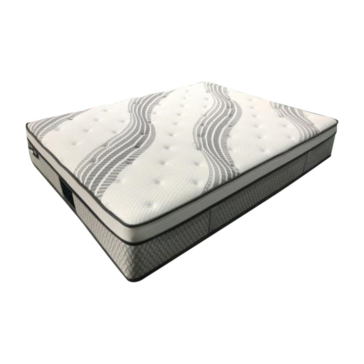 P&F Queen Mattress in Gel Memory Foam 6 Zone Pocket Coil Soft Firm Bed 30cm Thick