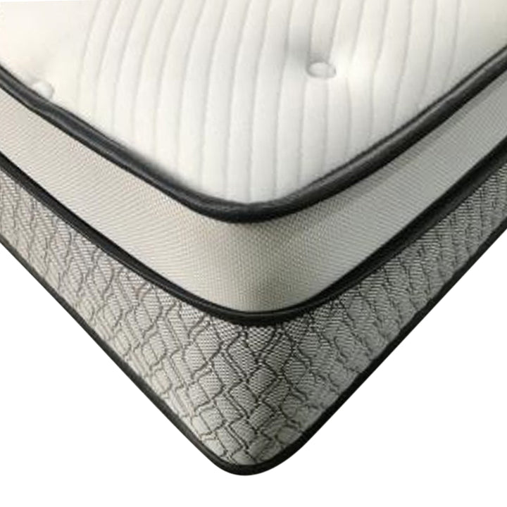 P&F Queen Mattress in Gel Memory Foam 6 Zone Pocket Coil Soft Firm Bed 30cm Thick