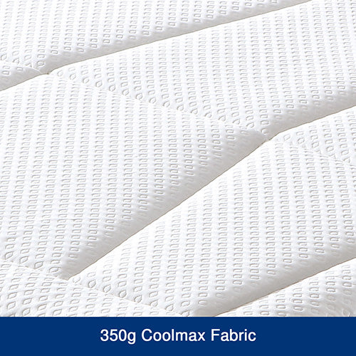 P&F King Mattress in Coolmax Memory Foam 6 Zone Pocket Coil Soft Firmness