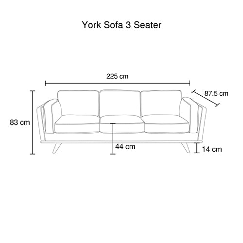 3+2 Seater Sofa BlueFabric Lounge Set