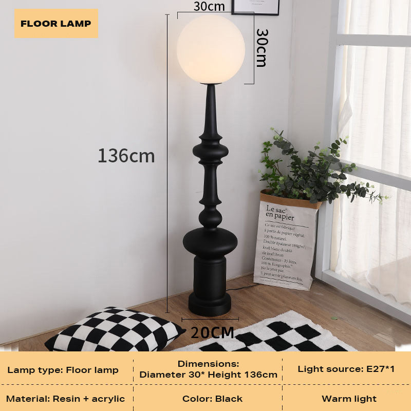 P&F Retro Roman Living Room Floor Lamp Bedroom Art Sense Medieval